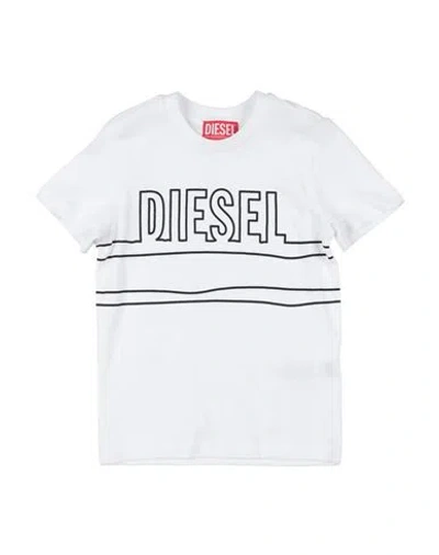 Diesel Babies'  Toddler Boy T-shirt White Size 6 Cotton