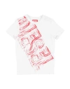 Diesel Toddler Boy T-shirt White Size 6 Cotton In White