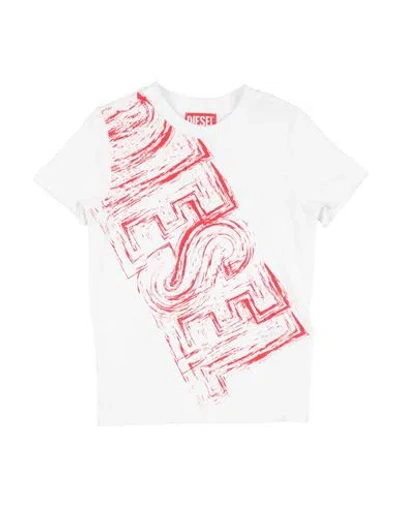Diesel Babies'  Toddler Boy T-shirt White Size 6 Cotton