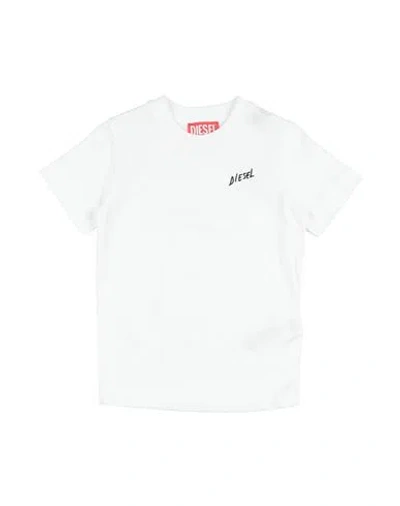 Diesel Babies'  Toddler Boy T-shirt White Size 6 Cotton