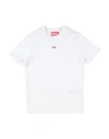 Diesel Babies'  Toddler Boy T-shirt White Size 6 Cotton