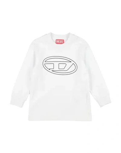 Diesel Babies'  Toddler Boy T-shirt White Size 6 Cotton