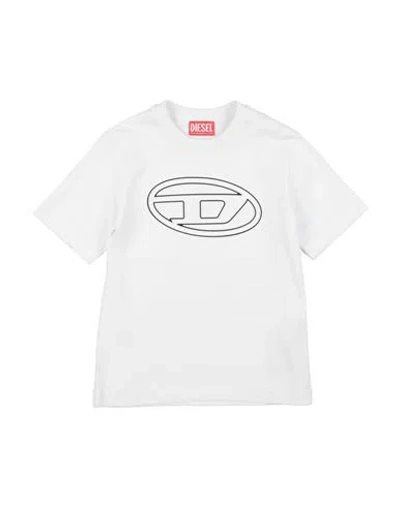 Diesel Babies'  Toddler Boy T-shirt White Size 6 Cotton