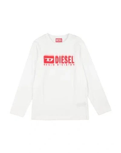 Diesel Babies'  Toddler Boy T-shirt White Size 6 Cotton