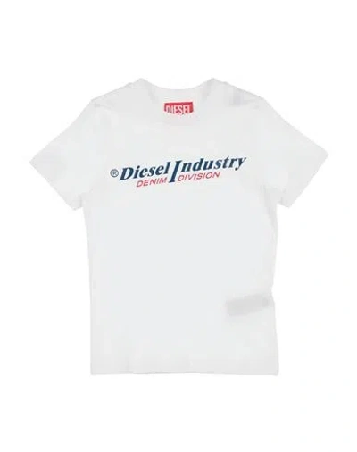 Diesel Babies'  Toddler Boy T-shirt White Size 6 Cotton