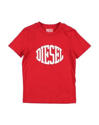 Diesel Babies'  Toddler Boy T-shirt Red Size 6 Cotton
