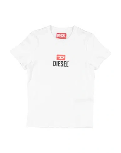 Diesel Babies'  Toddler Boy T-shirt White Size 6 Cotton