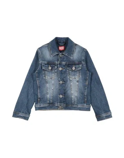 Diesel Babies'  Toddler Girl Denim Outerwear Blue Size 6 Cotton, Elastane