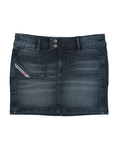 Diesel Babies'  Toddler Girl Denim Skirt Blue Size 6 Cotton, Elastane