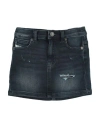 Diesel Toddler Girl Denim Skirt Blue Size 6 Cotton, Polyester, Elastane In Blue