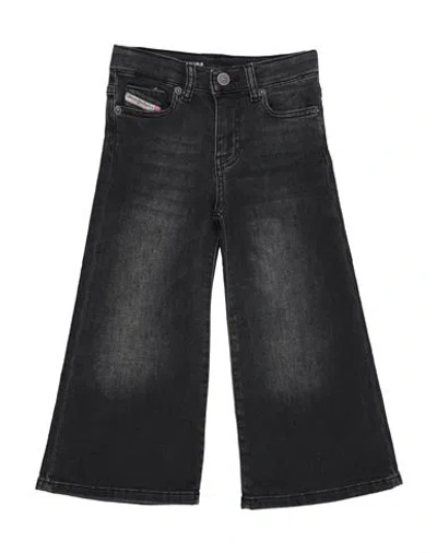 Diesel Babies'  Toddler Girl Jeans Black Size 6 Cotton, Elastane
