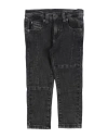 Diesel Toddler Girl Jeans Black Size 6 Cotton, Elastane, Bovine Leather In Black