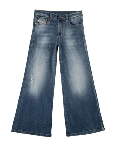 Diesel Babies'  Toddler Girl Jeans Blue Size 6 Cotton, Elastane