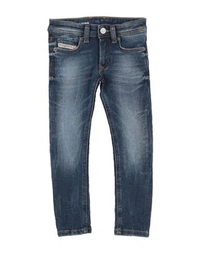 Diesel Babies'  Toddler Girl Jeans Blue Size 6 Cotton, Polyester, Elastane