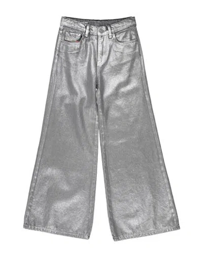 Diesel Babies'  Toddler Girl Jeans Silver Size 6 Cotton