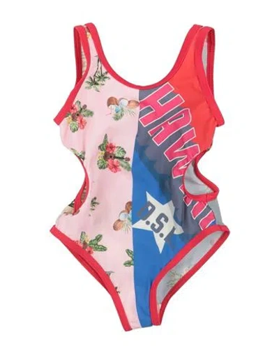 Diesel Babies'  Toddler Girl One-piece Swimsuit Pink Size 6 Polyamide, Elastane
