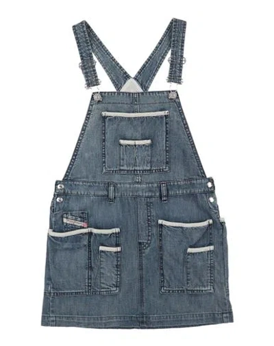 Diesel Babies'  Toddler Girl Overalls Blue Size 6 Cotton