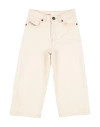 Diesel Toddler Girl Pants Ivory Size 6 Cotton, Elastane In White