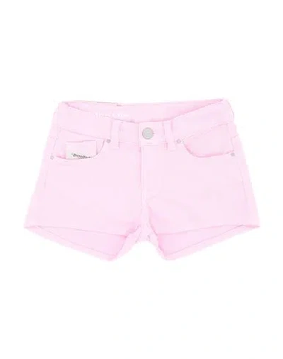Diesel Babies'  Toddler Girl Shorts & Bermuda Shorts Pink Size 6 Cotton, Elastane