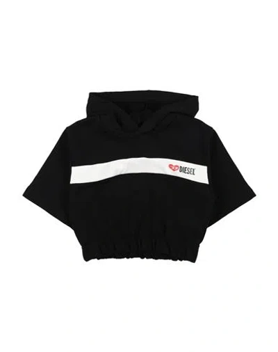 Diesel Babies'  Toddler Girl Sweatshirt Black Size 6 Cotton