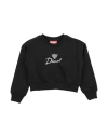 Diesel Babies'  Toddler Girl Sweatshirt Black Size 6 Cotton, Elastane