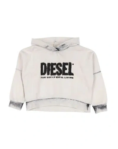 Diesel Babies'  Toddler Girl Sweatshirt Light Grey Size 6 Cotton, Elastane In Multi