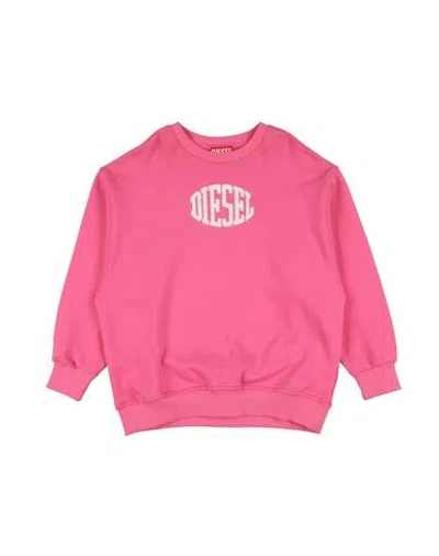 Diesel Babies'  Toddler Girl Sweatshirt Magenta Size 6 Cotton, Elastane