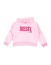 Diesel Babies'  Toddler Girl Sweatshirt Pink Size 6 Cotton, Elastane