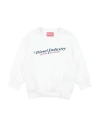 Diesel Babies'  Toddler Girl Sweatshirt White Size 4 Cotton, Elastane