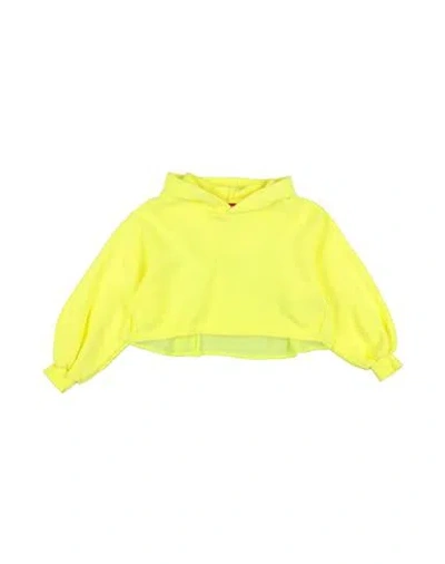 Diesel Babies'  Toddler Girl Sweatshirt Yellow Size 6 Cotton, Elastane, Viscose
