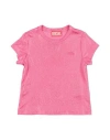 Diesel Toddler Girl T-shirt Fuchsia Size 6 Rayon In Pink