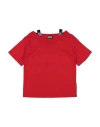 Diesel Babies'  Toddler Girl T-shirt Red Size 6 Cotton, Nylon, Polyester, Elastane