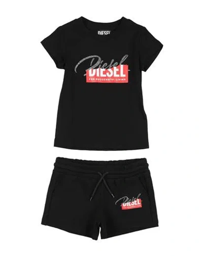 Diesel Babies'  Toddler Girl Tracksuit Black Size 6 Cotton