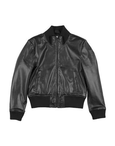 Diesel Babies'  Toddler Jacket Black Size 6 Polyester, Polyurethane, Elastane