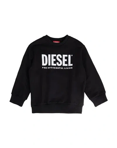 Diesel Babies'  Toddler Sweatshirt Black Size 6 Cotton, Elastane