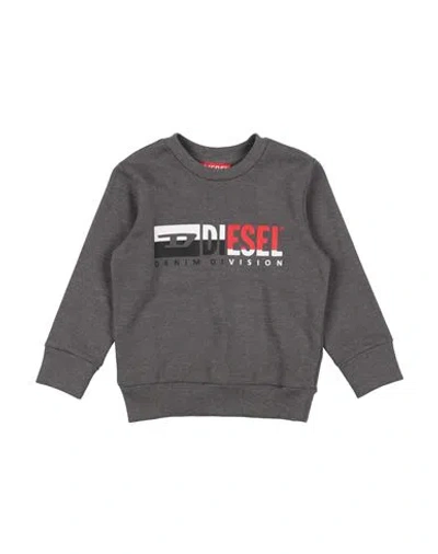 Diesel Babies'  Toddler Sweatshirt Grey Size 6 Cotton In Gray