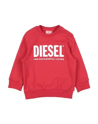 Diesel Babies'  Toddler Sweatshirt Red Size 4 Cotton, Elastane