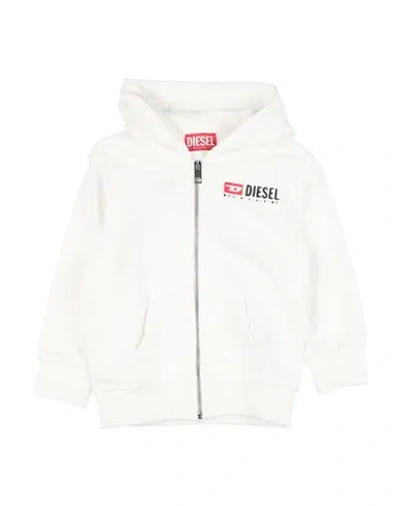Diesel Babies'  Toddler Sweatshirt White Size 6 Cotton, Polyester