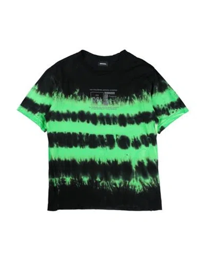 Diesel Babies'  Toddler T-shirt Acid Green Size 6 Cotton