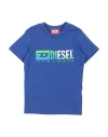 Diesel Babies'  Toddler T-shirt Blue Size 6 Cotton