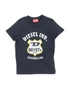 Diesel Babies'  Toddler T-shirt Midnight Blue Size 6 Cotton, Elastane