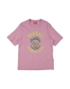 Diesel Babies'  Toddler T-shirt Pink Size 6 Cotton