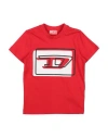 Diesel Babies'  Toddler T-shirt Red Size 6 Cotton, Elastane