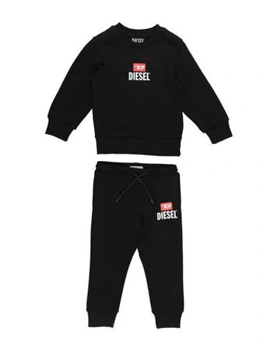 Diesel Babies'  Toddler Tracksuit Black Size 6 Cotton, Polyester, Elastane