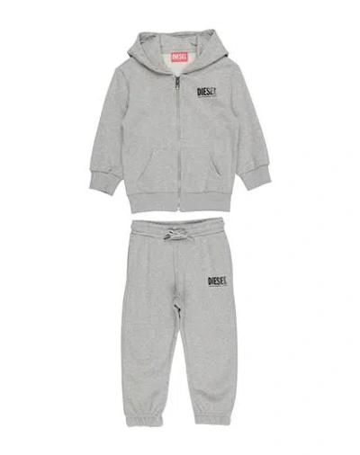 Diesel Babies'  Toddler Tracksuit Light Grey Size 6 Cotton