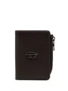 Diesel Tonal-design Leather Wallet In Brown