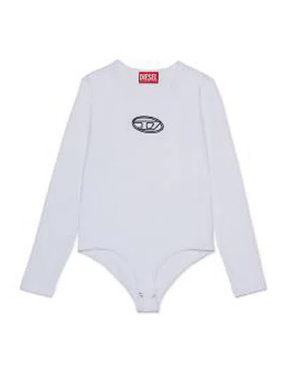 Diesel Kids' Bodysuit With Logo In White