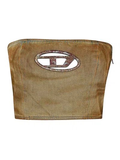 Diesel De-villess-fsf Top In Nude & Neutrals