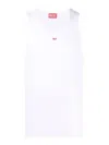 Diesel Oval-d Cotton Blend Tank Top