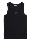 Diesel White Tank Top With Logo